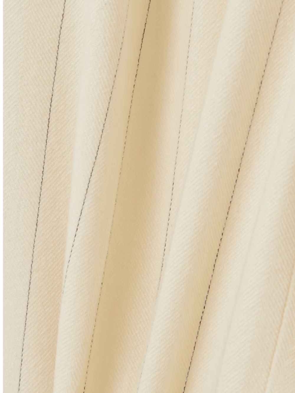 ZIMMERMANN Luminosity pinstriped wool and cotton-blend herringbone bustier 00 - Picture 4 of 5